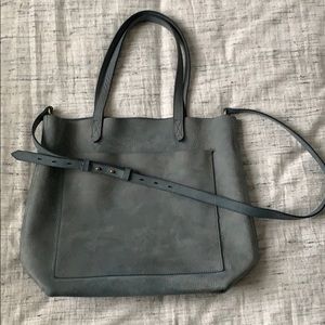 Madewell Medium Transport Tote Nubuck Suede